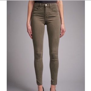 J Brand Green Maria Jeans